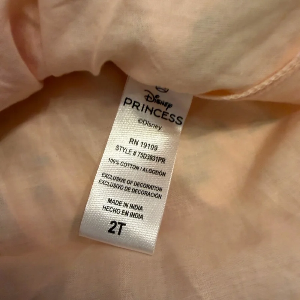 Disney princess Ruffle Sleeve Dress size 2T - Picture 3 of 5